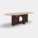 Caffe Latte Affogato Oval Dining Table, second view
