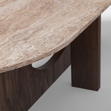 Caffe Latte Affogato Oval Dining Table, detail