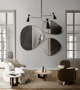 Caffe Latte Affogato Side Table in a room setting