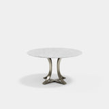 Albany Metal Base Luxury Dining Table, alternative angle