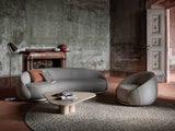 Albenga Curved Tube Luxury Sofa in a room setting