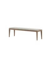 Laskasas Amy Bench in Taupe upholstery