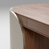 Arden Cabinet Base Luxury Writing Desk, close-up detail