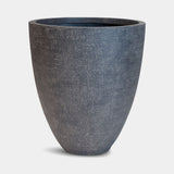 Ardesia Textured Stone Luxury Planter in anthracite, Ø42.5 x H48 cm