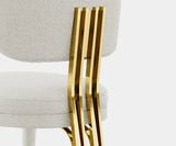 High-End Furniture: Aureum Dining Chair in Gold Finish