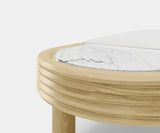 Avalon Bench: Cream Velvet, Ash Wood & Polished Brass Create Modern Elegance.