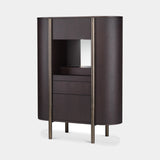Bassano Oval Luxury Bar Cabinet, second view