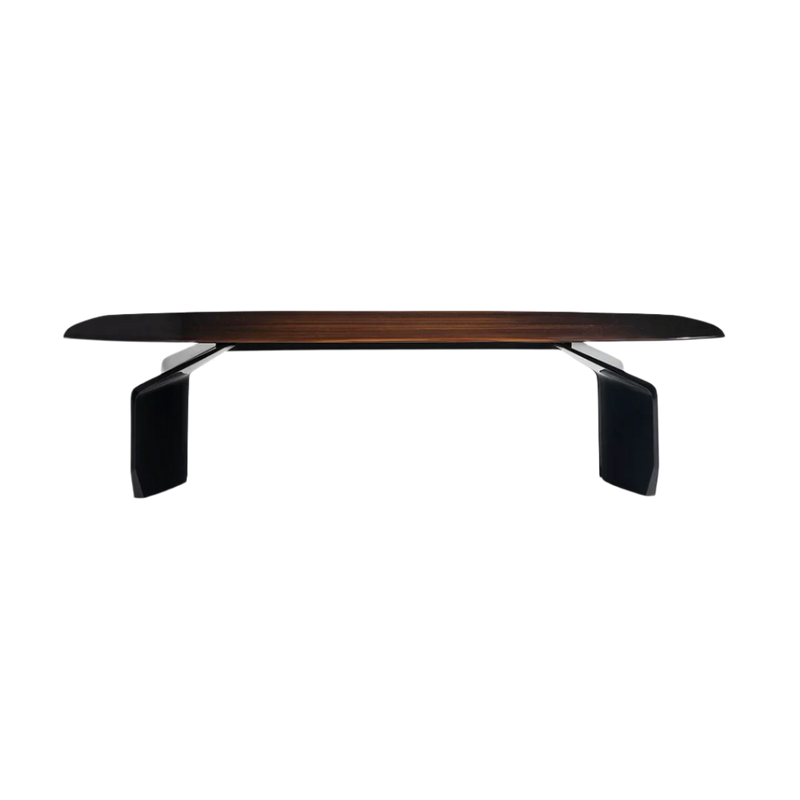 Bentley Camden Dining Table: Marble Top with Futuristic Design