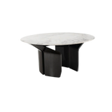 Bentley Camden Dining Table: Marble Top with Futuristic Design