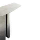 Bentley Dalston Dining Table: Marble, Wood & Distinctive Geometrical Design