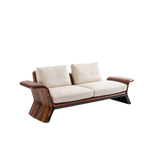 Bentley Galloway Sofa: Comfort & Luxury Curved Wooden Frame