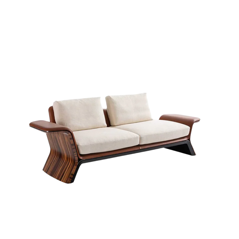 Bentley Galloway Sofa: Comfort & Luxury Curved Wooden Frame