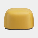 Beso Sculptural Luxury Ottoman in mustard velvet