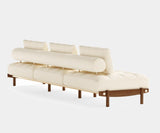 Bespoke Chesil Sofa - Crafted Walnut Wood for Sophisticated Interiors