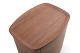 Blade Bedside Table - Dark Walnut