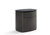 Blade Bedside Table - Smoke Oak