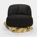 Boca do Lobo Angra Armchair in black, angled view