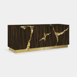 Boca do Lobo Lapiaz Ebony Sideboard, angled view