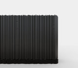 Boca do Lobo Symphony Sideboard, close-up of the black tubes