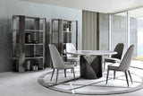 Giorgio Collection Mirage Bookcase in satin black nickel, room view