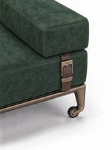 Brindisi Buckled Strap Luxury Armchair, detail