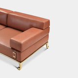 Brindisi Buckled Strap Luxury Sofa, detail