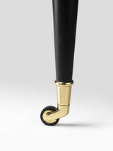 Brindisi Turned Leg Luxury Console Table, detail
