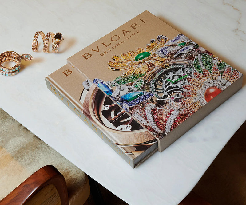 A Luxurious Exploration: Bulgari Watches and Haute Jewelry - Immerse yourself in the world of Bulgari luxury with "Bulgari: Beyond Time" coffee table book, featuring exquisite timepieces and breathtaking high jewelry creations.