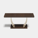 Carlisle Slim Metal Base Luxury Console Table, alternative angle