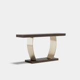 Carlisle Slim Metal Base Luxury Console Table, alternative angle