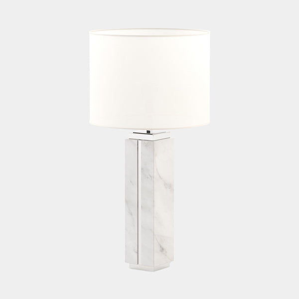 Carrara Marble Valentia Table Lamp