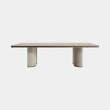 Casa Magna Arcus Dining Table, matt wood veneer, available from Touched Interiors UK