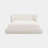 Casa Magna Bellagio Bed, ivory fabric, available from Touched Interiors UK