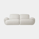 Casa Magna Bulle Sofa, ivory boucle, available from Touched Interiors UK