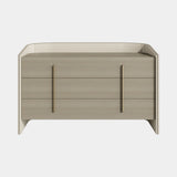 Casa Magna Coralina Chest of Drawers, matt wood veneer, available from Touched Interiors UK