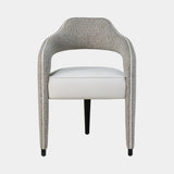 Casa Magna Invicta I Dining Chair, grey fabric, available from Touched Interiors UK
