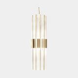Castro Lighting Halma Pendant Light in gold-plated brass, available from Touched Interiors UK