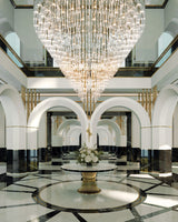 Castro Lighting Blaze Chandelier in a room setting