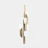 Castro Lighting Byron Floor Lamp in gold-plated brass with clear glass, available from Touched Interiors UK