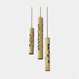 Castro Lighting Masai Pendant Light in gold-plated brass, available from Touched Interiors UK