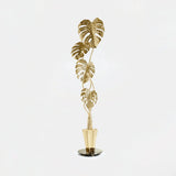 Castro Lighting Rainforest Floor Lamp in gold-plated brass, available from Touched Interiors UK