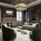 Castro Lighting Skylar Suspension Lamp in a room setting