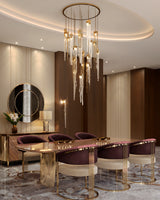 Castro Lighting Stala Suspension Lamp in a room setting