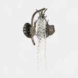 Castro Lighting Tuscania Wall Light in gold-plated brass with crystals, available from Touched Interiors UK