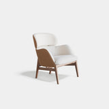 Celine Wooden Leg Luxury Dining Chair, alternative angle