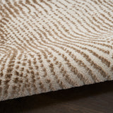 Central Park West Abstract Beige Brown Luxury Rug, available from Touched Interiors UK