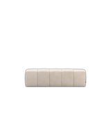 Laskasas Charlie Bench in White upholstery