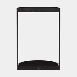 Christopher Guy Nero Marquina Marble Side Table