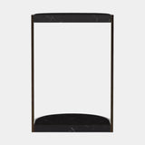 Christopher Guy Nero Marquina Marble Side Table