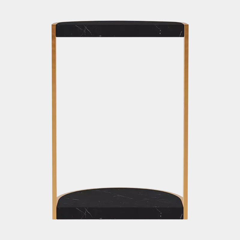 Christopher Guy Nero Marquina Marble Side Table